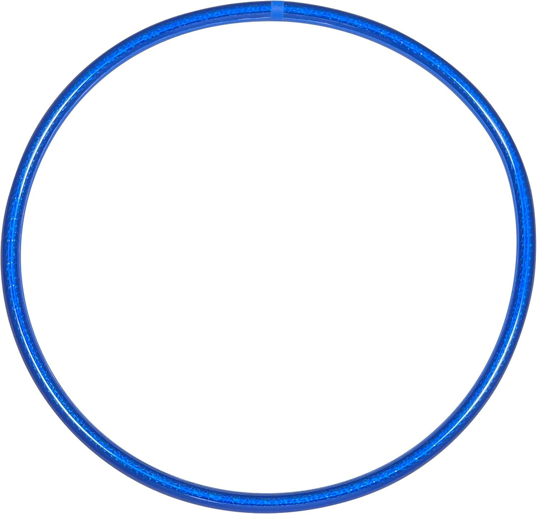 Hoopomania Kinder Hula Hoop Reifen, Hologramm Muster, Ø60/70/80cm Ø60cm Blau, Ø60cm Blau