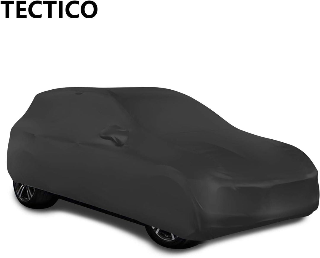 TECTICO Indoor SUV Autoplane Elastisch Atmungsaktiv Staubschutz Weich Stretch Stoff Autoabdeckung fü