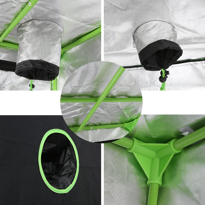 SWANEW Growzelt, Grow Tent, Growbox, Growschrank für Homegrow, Indoor Anbauzelt, Growroom, Lichtdich