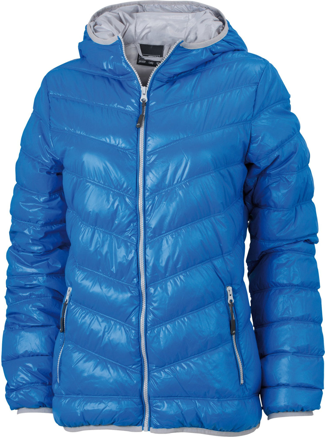 J&N - sportliche Damen Daunen-Jacke (JN1059) M,Blau/Silber