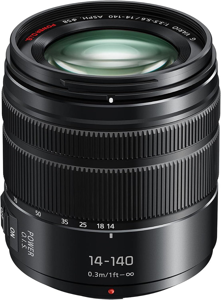 Panasonic H-FSA14140E Superzoom Objektiv LUMIX G (14-140mm (KB), Staubschutz, Spritzwasserschutz, F3