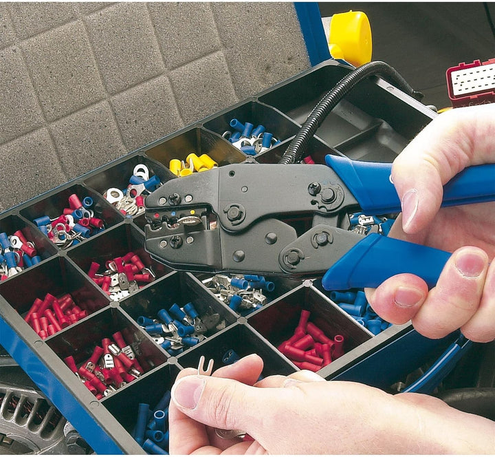 Draper Expert 56383 Crimp-Set mit Ratschen-Crimpzange