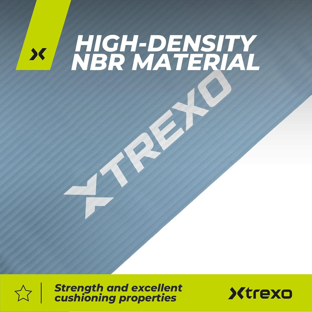 TREXO NBR Übungsmatte in Hellrosa 183 x 61 cm Material von aussergewöhnlicher Haltbarkeit und Flexib