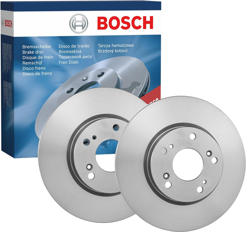 Bosch BD1204 Bremsscheiben - Vorderachse - ECE-R90 Zertifizierung - zwei Bremsscheiben pro Set