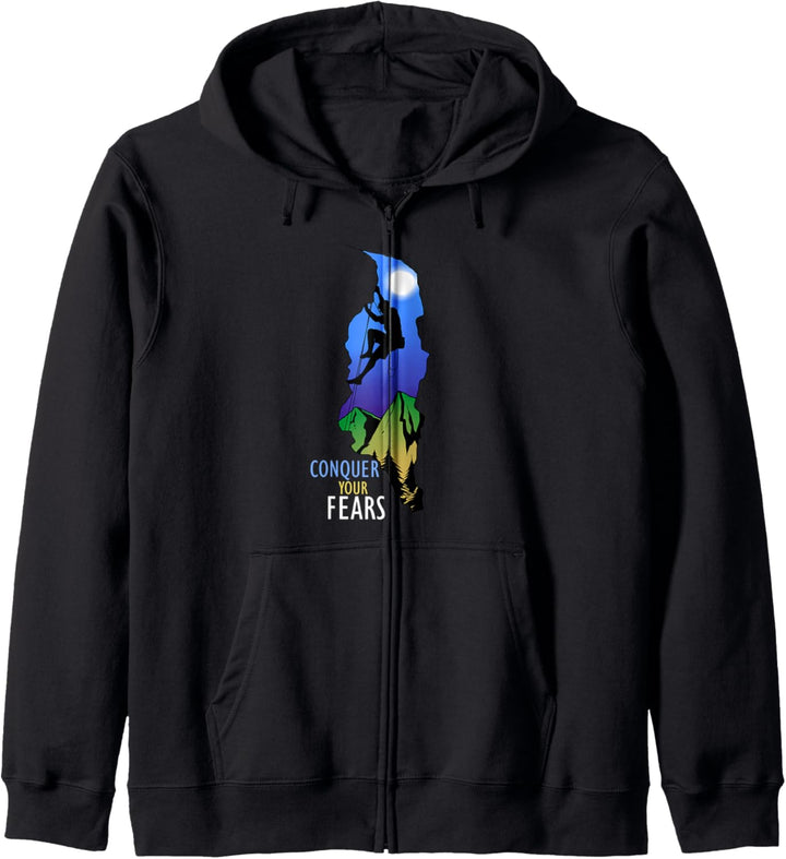 Ängste überwinden Klettergeschenk Kapuzenjacke