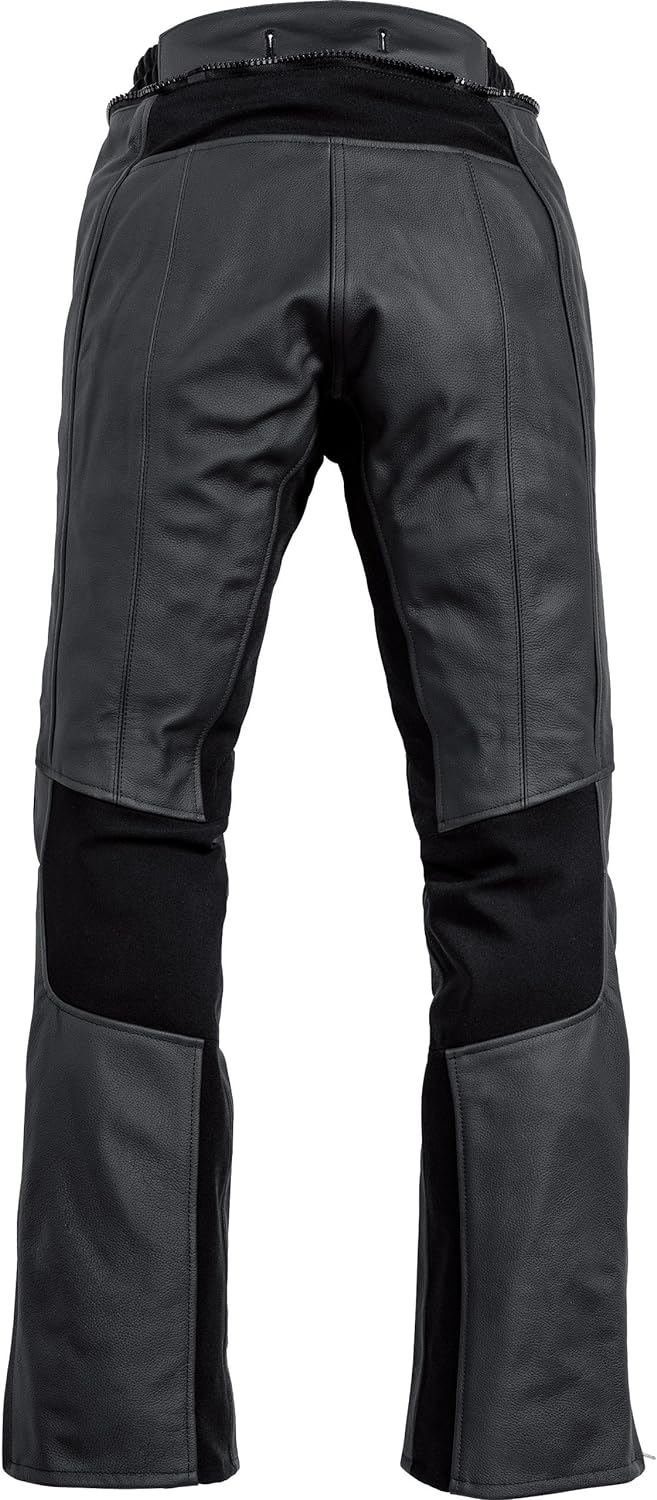 FLM Kombihose Lederkombi Motorradhose mit Protektoren Sports Damen Lederkombihose 2.0 schwarz 22 (44