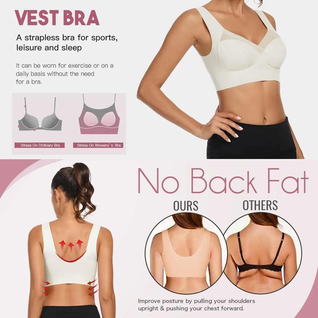 WOWENY Damen Vollschalen BH bügel Zero Feel Push up Seamless BH Nahtlos Komfort Soft BH Schlaf BH Kl