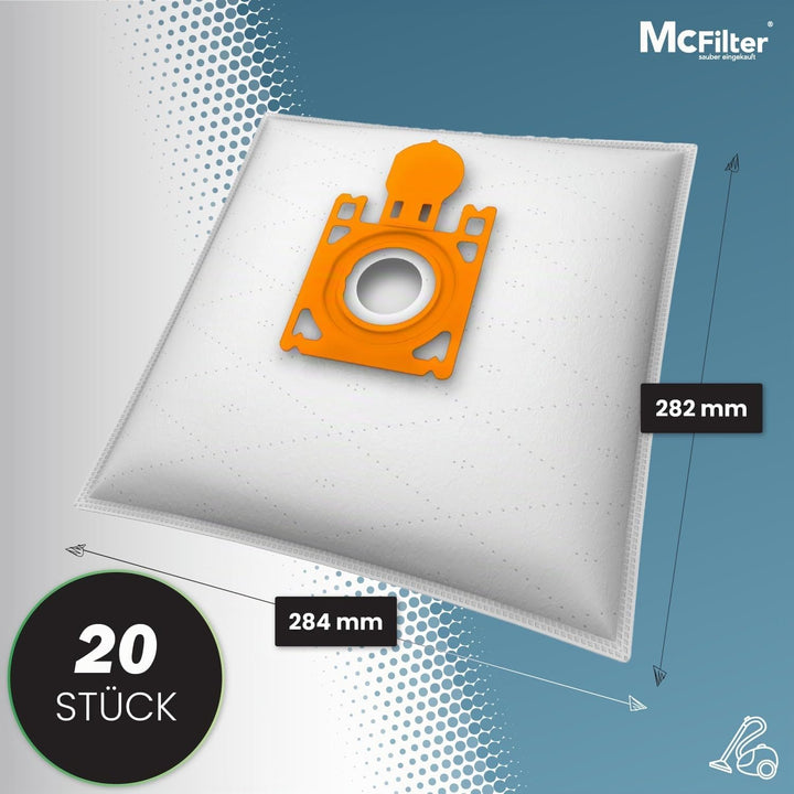 McFilter I 20 Staubsaugerbeutel als Alternative für Swirl EIO80 I geeignet für EIO, Quigg, Thomas I