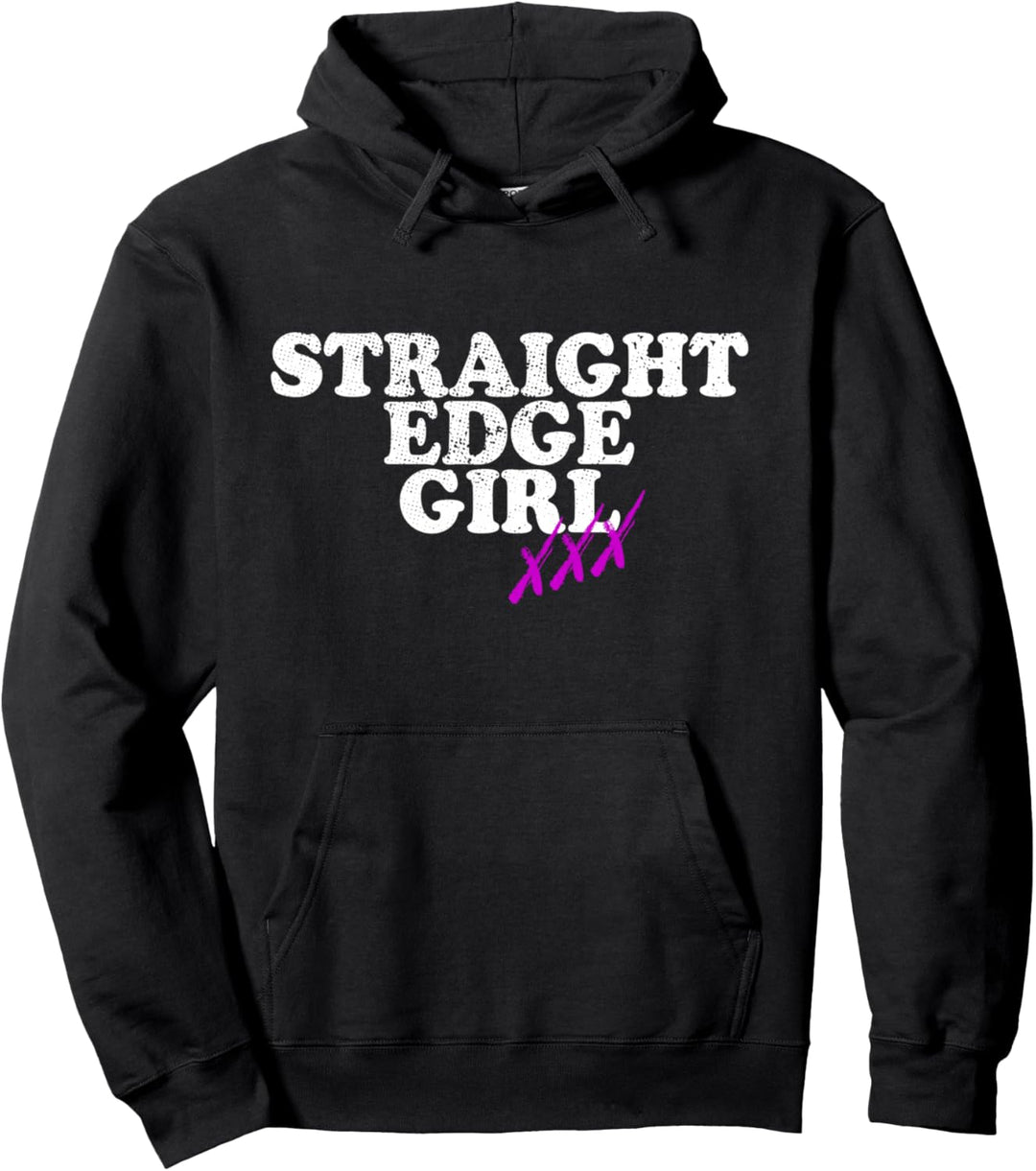 Straight Edge Girl Straight Edger Frauen Lifestyle sXe Pullover Hoodie