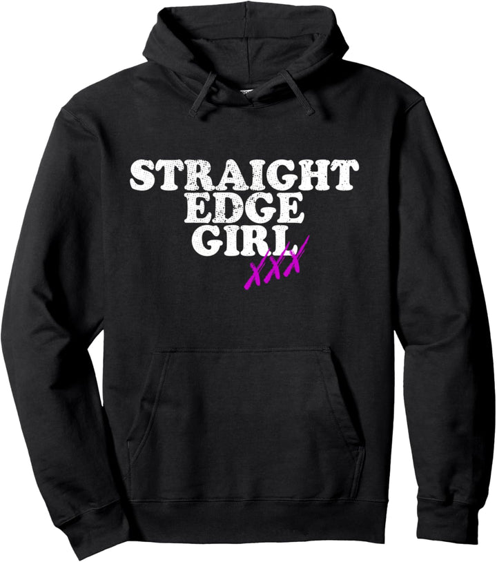 Straight Edge Girl Straight Edger Frauen Lifestyle sXe Pullover Hoodie