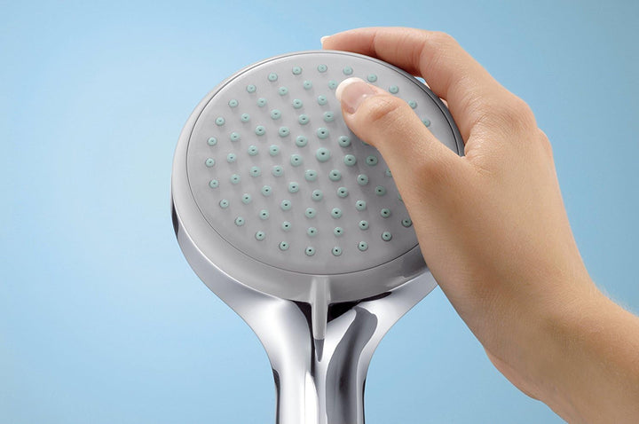 hansgrohe Croma 100 wassersparendes Thermostatset, 0,90m, 4 Strahlarten, Chrom 0,90m Set 4 Strahlart
