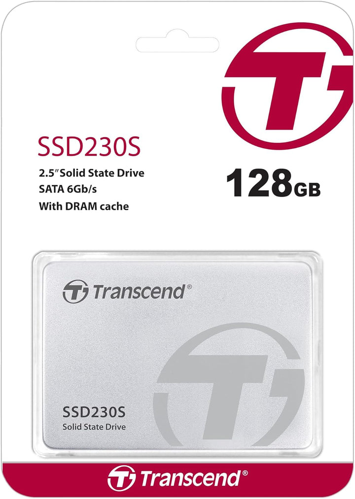 Transcend 128GB SATA III 6Gb/s interne 2.5” SSD (HDD) für Aufrüstung von Desktop-PCs, Laptops, Noteb