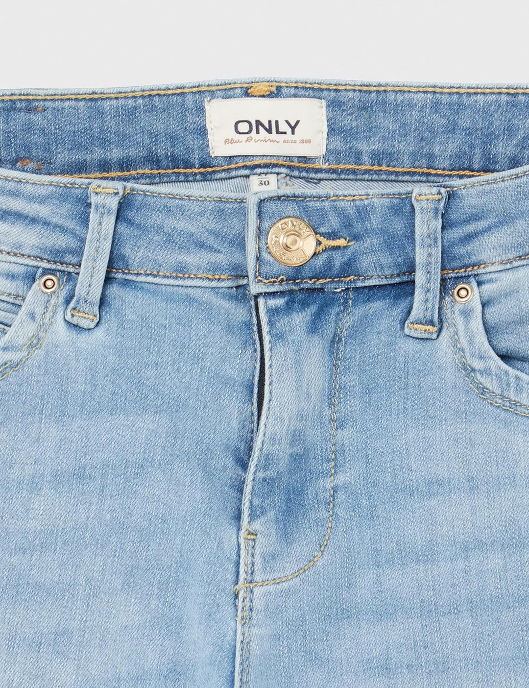Only Damen Jeans 15223264 28W / 30L Light Blue Denim, 28W / 30L Light Blue Denim