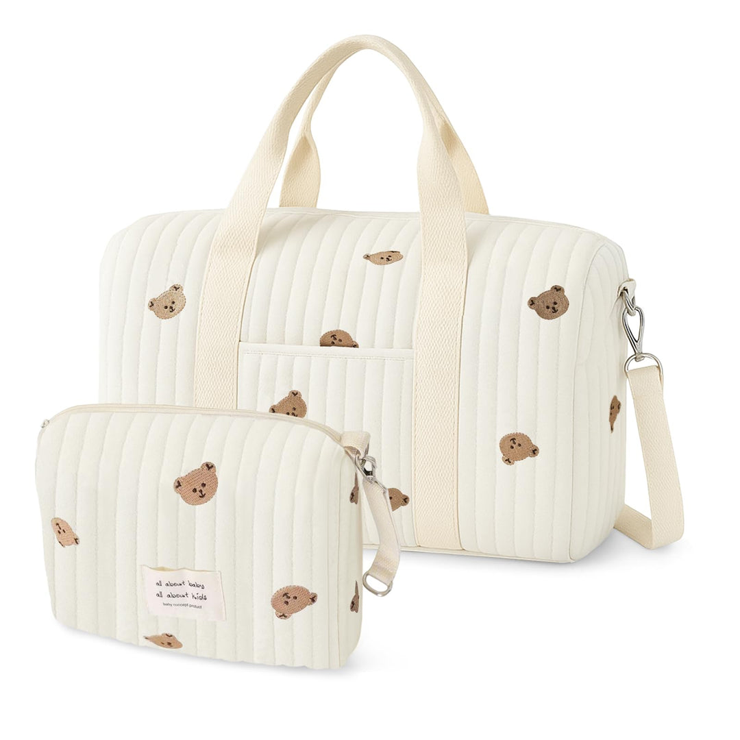 Grosse Krankenhaustasche für Mamas, Wickeltasche & Kinderwagentasche, Baby Wickeltasche, Mommy Bag a