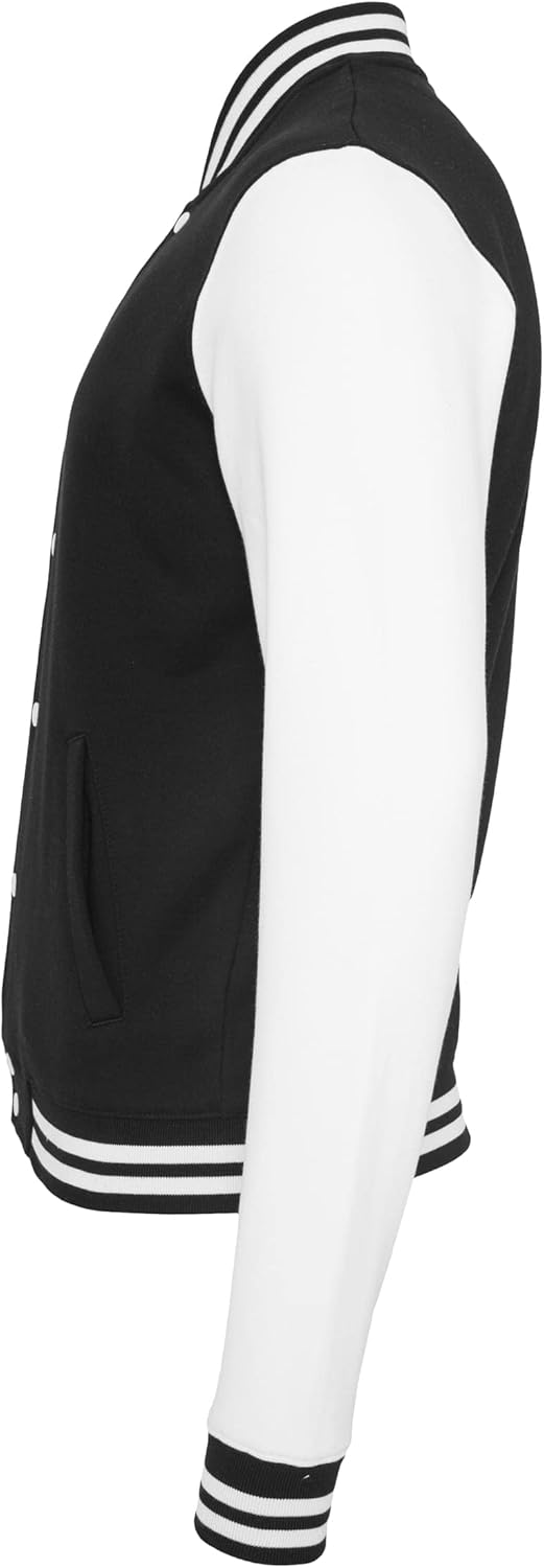 Urban Classics Herren Sweatjacke S Blk/Wht, S Blk/Wht