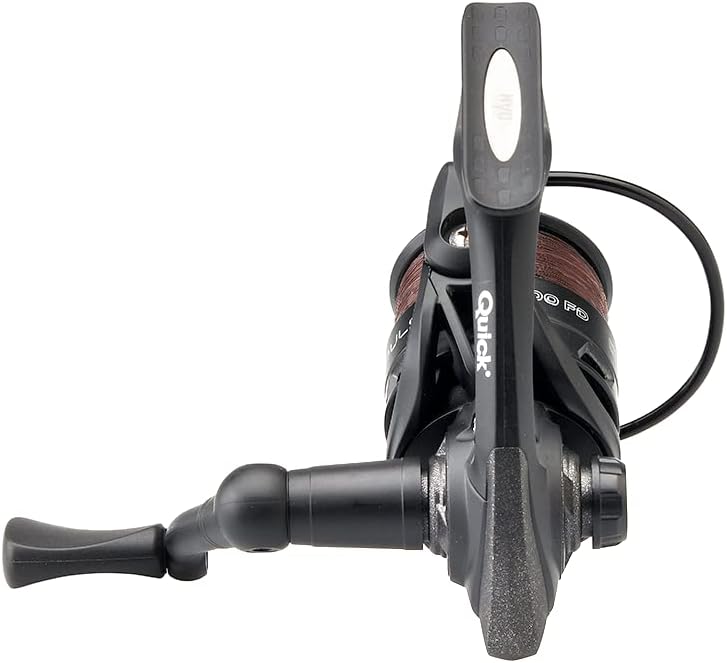 DAM Angelrolle mit Schnur bespult - Spinnrolle Quick Impulse 3L 4000 FD, 4000 FD