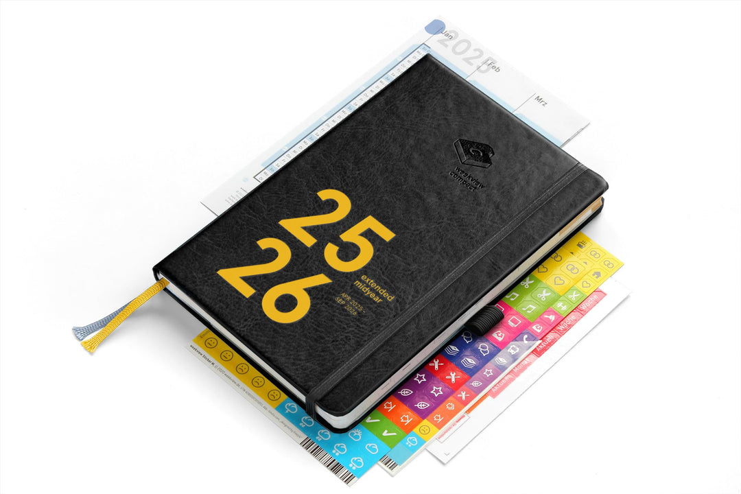weekview compact extended midyear Plus 24/25 - Der clevere 18-Monate Organizer! Von Apr 2024 bis Sep