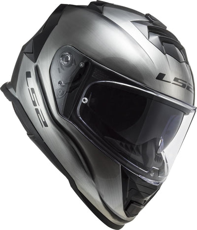 LS2, Integraler Motorradhelm Storm Jeans Titanium, XS