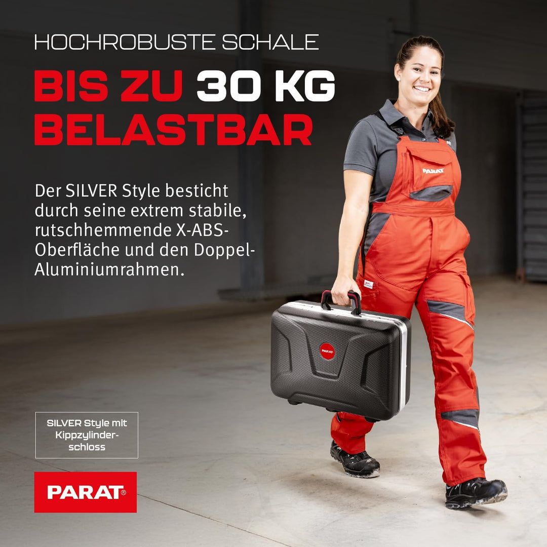 Parat Werkzeugkoffer Silver Style (Grösse L/Werkzeugtasche ohne Inhalt) 485040171 Grösse L Style, Gr