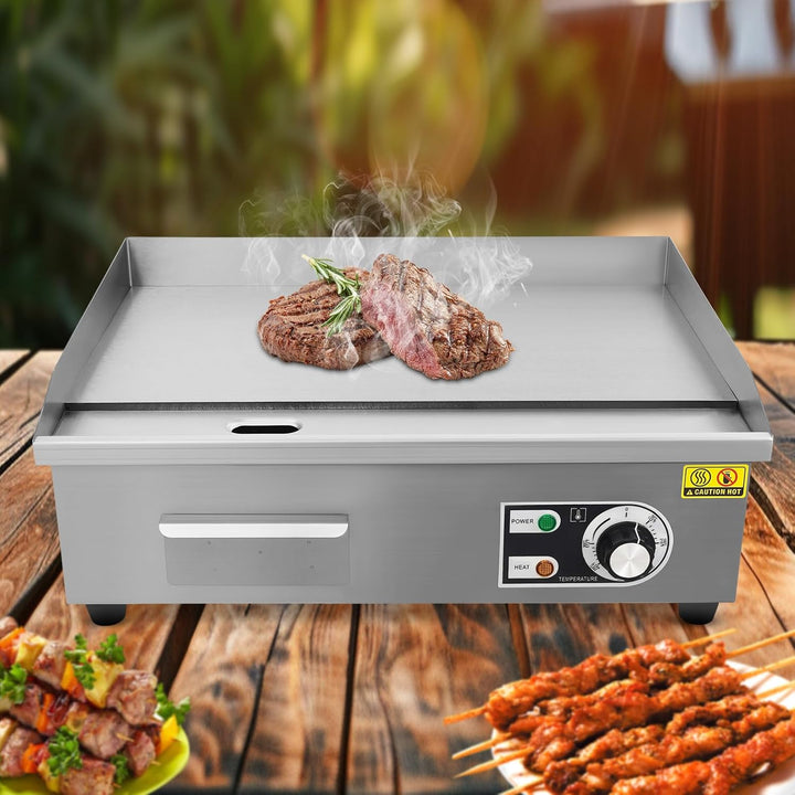 Donened - Kommerziell Elektrogrill, Grillplatte Elektrisch Gastro, Profi Elektrische Grillplatte, Br