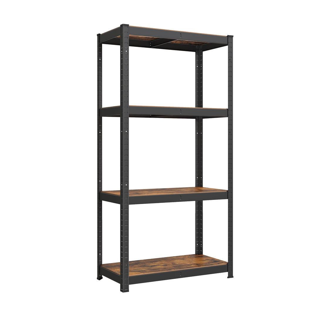 SONGMICS Standregal, Bücherregal, Lagerregal, 4 Ablagen, verstellbar, 40 x 80 x 160 cm, bis 520 kg b
