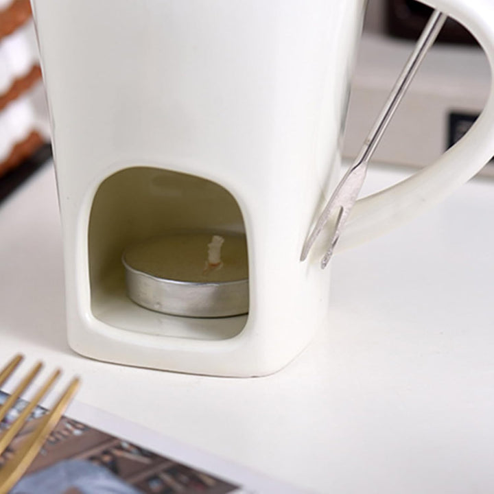 Schokoladenfondue-Becher Tragbarer Butterwärmertopf für Käsesosse, Karamell, | Käse-Schmelzbecher Mi