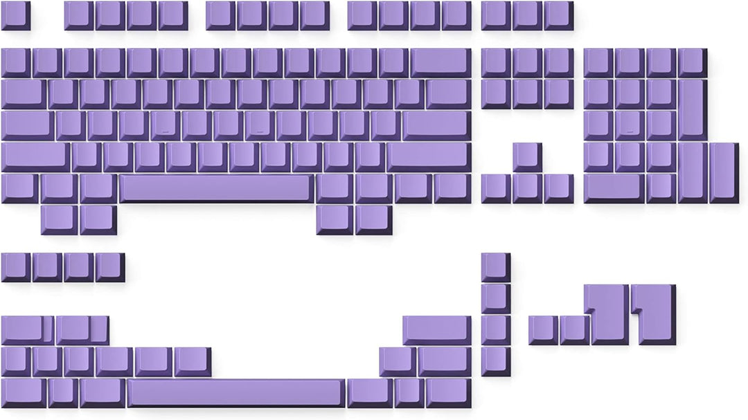 Ranked Leeres Premium-Tastenkappen-Set | 1,4 mm Dickes PBT | Cherry-Profil für Mechanische Tastatur
