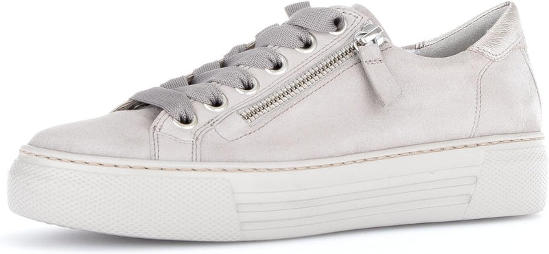 Gabor Damen Low-Top Sneaker, Frauen Halbschuhe,Wechselfussbett 35 EU Puder 12, 35 EU Puder 12