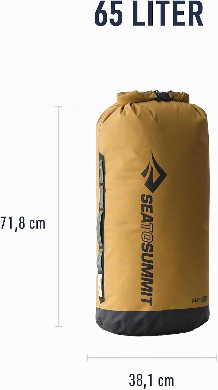 Bolsa estanca BIG RIVER 65L oliva