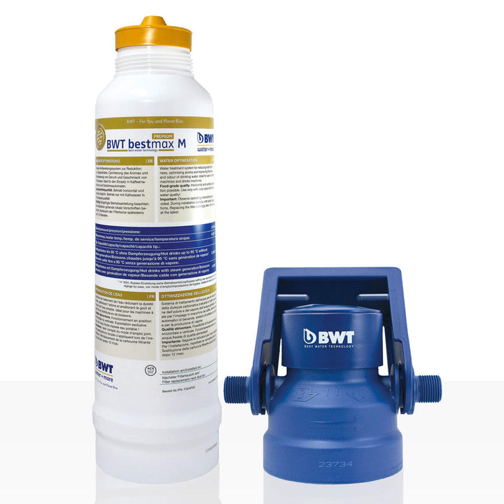 BWT Bestmax Premium Wasserfilter M Installationskit mit Filterkopf - 2050l Kapazität bei 10° Gesamth