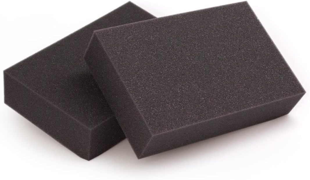 mySchaumstoff Schaumstoffplatte PU RG 26/35F Schaumstoff schwarz anthrazit 100x100 cm 7 cm 100 x 100