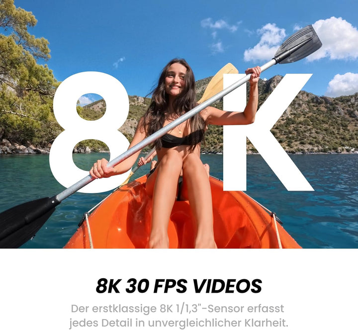Insta360 Ace Pro 2 Starter-Bundle – Wasserdichte 8K Action-Kamera, gemeinsam mit Leica entwickelt, 1