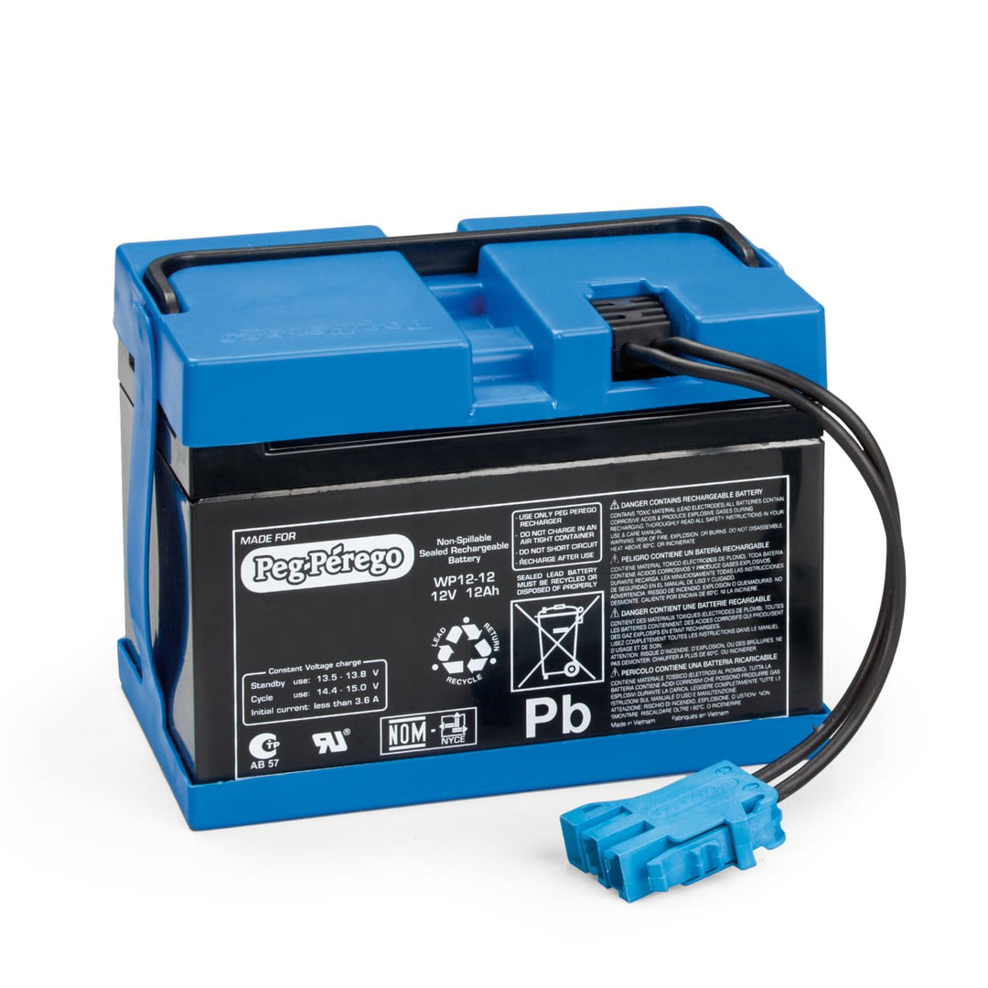 Peg Perego KB0036 - Batterie, 12 V 12 V, 12 Ah 12 V, 12 Ah