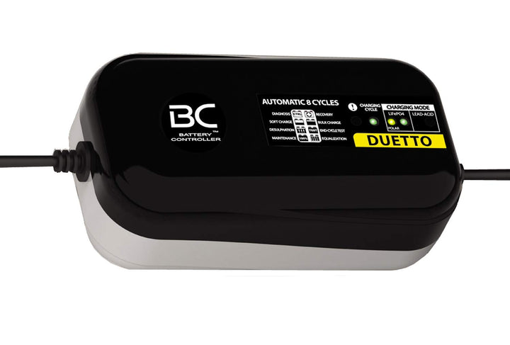 BC DUETTO - 12V 1,5A - Automatisches Batterieladegerät und Erhaltungsgerät für Blei-Säure-Batterien