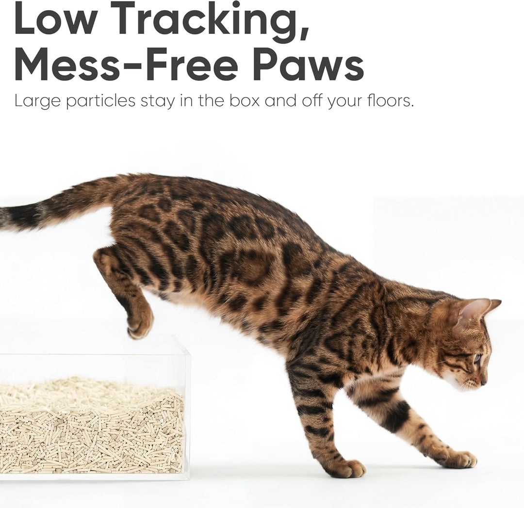 FUKUMARU Tofu Katzenstreu 5.4kg, Klumpstreu für Katzen, Gemischtes Maispellets, Staubfrei und Leicht