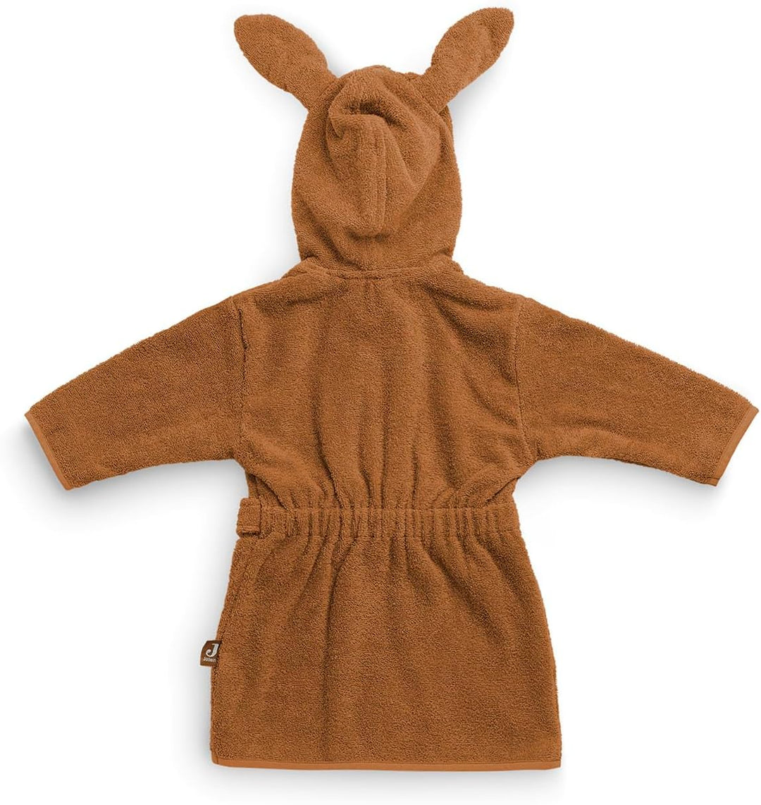 Personalisierter Bademantel mit Name bestickt für Kinder und Kleinkinder aus Frottee Baumwolle Caram