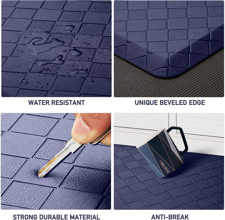 HappyTrends Küchenläufer, Anti-Ermüdungsmatte, 43,9 x 152,4 cm, rutschfest, wasserdicht, ergonomisch