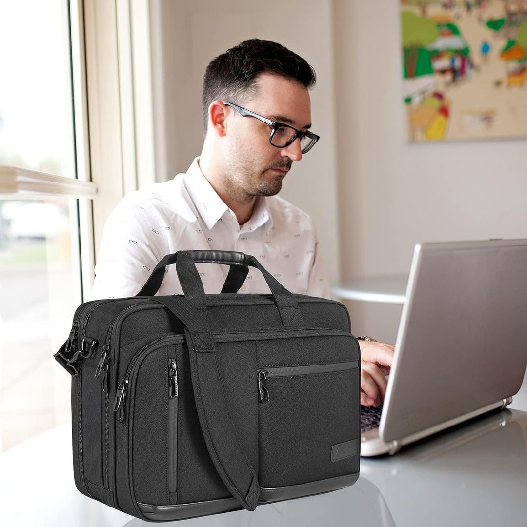 VANKEAN Laptoptasche Damen Herren Business Aktentasche 17.3 Zoll, Passend für bis zu Laptops, Wasser