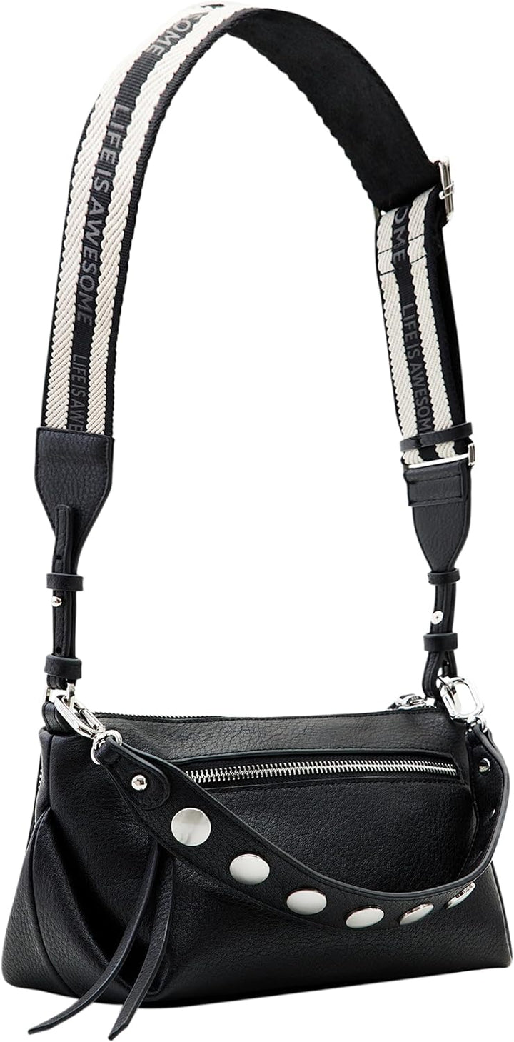 Desigual Damen BOLS_Half Logo Urus Schwarz, Schwarz