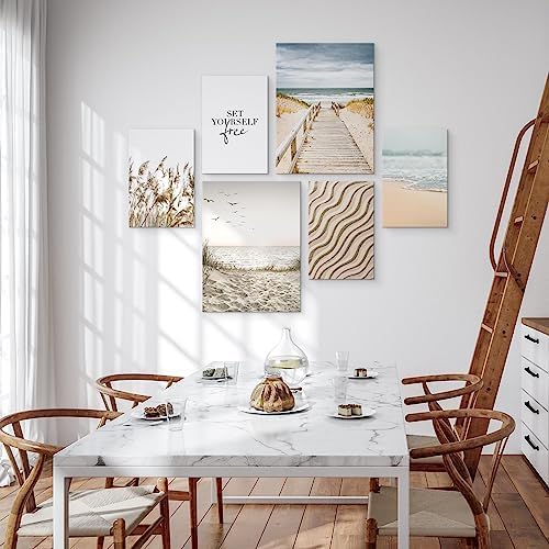 Muralo - Wandbilder Set - Leinwand Bilder Set Aufhängefertig - Bilder für Wohnzimmer Schlafzimmer -