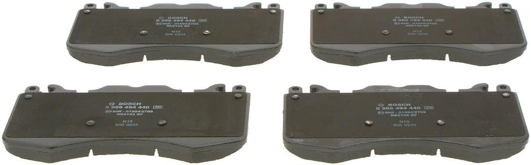 Bosch BP1362 Bremsbeläge - Vorderachse - ECE-R90 Zertifizierung - vier Bremsbeläge pro Set