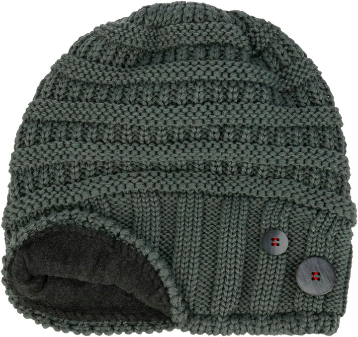 Eisbär Cullen Oversize Beanie Strickmütze Mütze Oversize-Mütze Skimütze Wintermütze Wollmütze Damen/