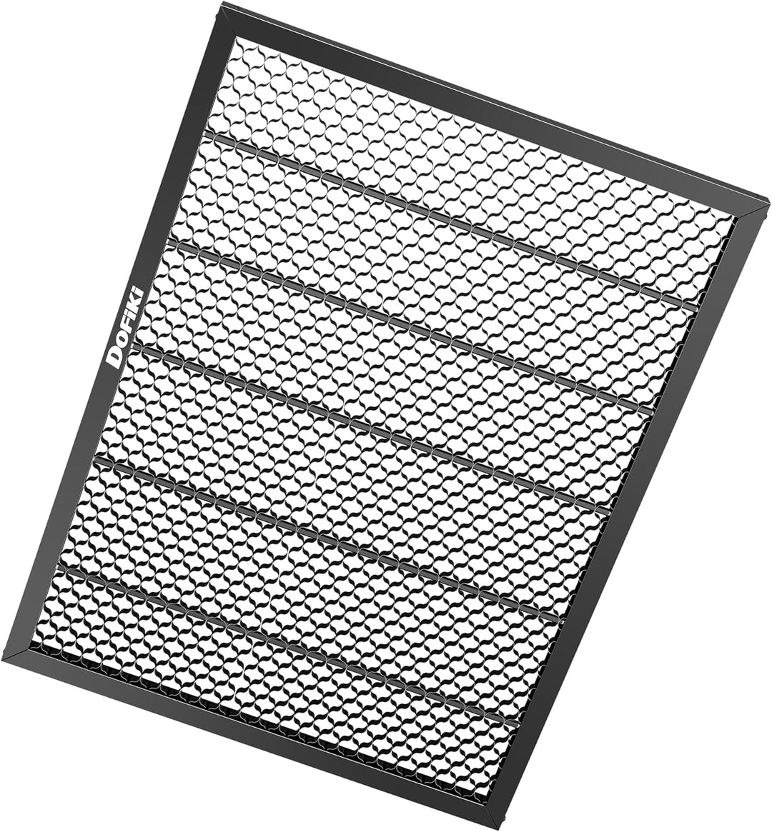 Waben-Laserbett 460 x 346 mm für Falcon A1, mit Aluminium-Bodenplatte, Wabenplatte zum Laserschneide