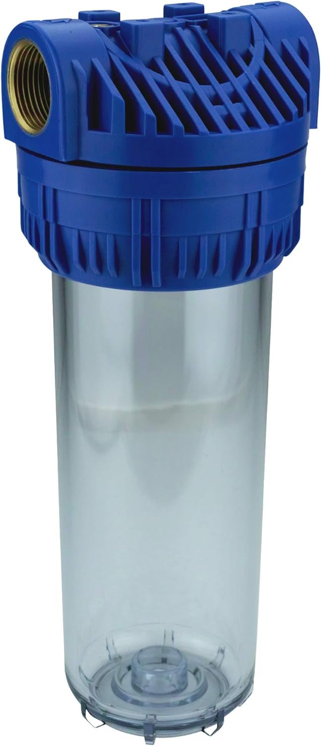 10 Zoll Wasserfilter Anschluss 1" Vorfilter Nachfilter für Hauswasserwerk GartenPumpen Hauswasserlei
