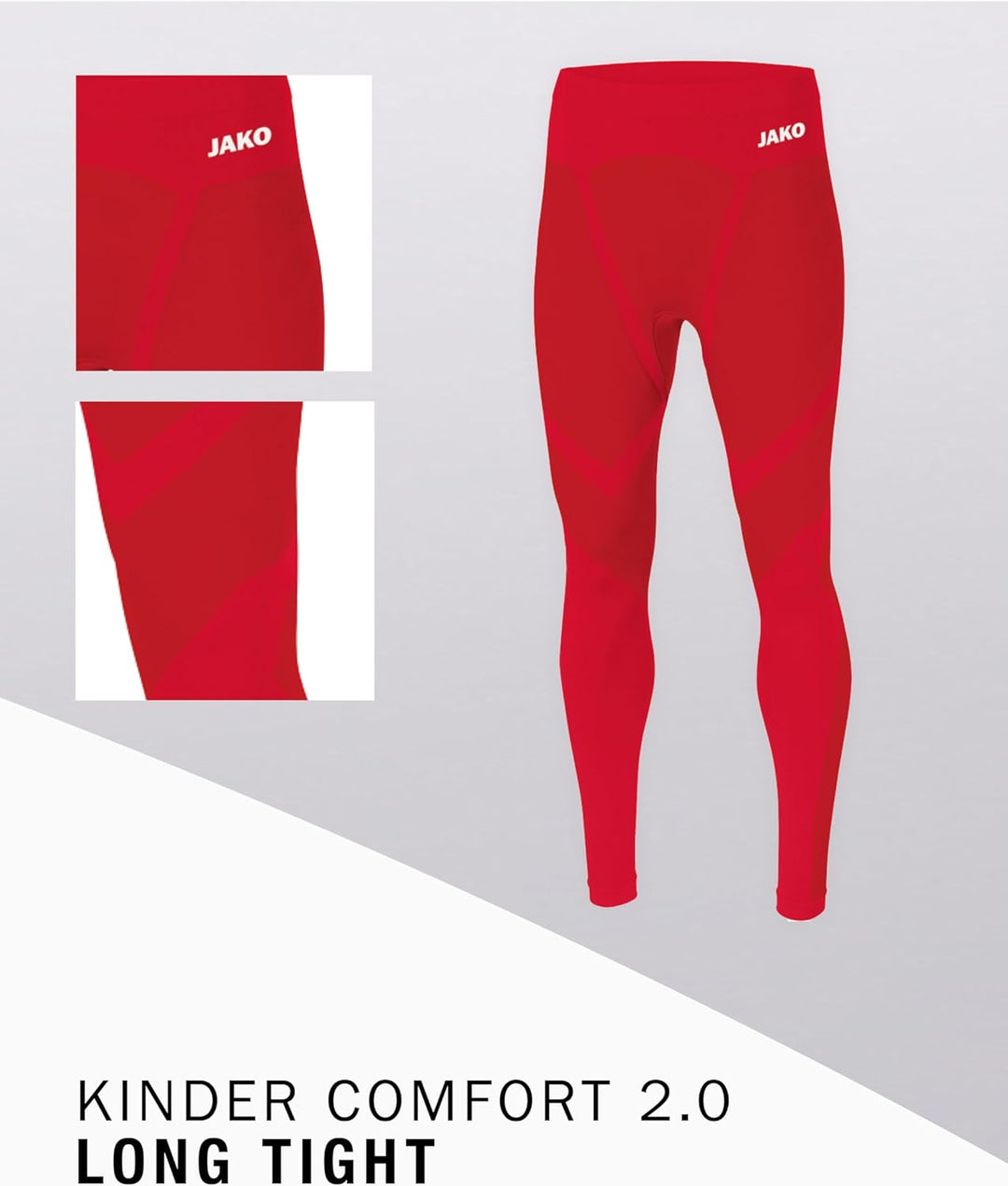 JAKO Unisex Longsleeve Comfort 2.0, Sportrot