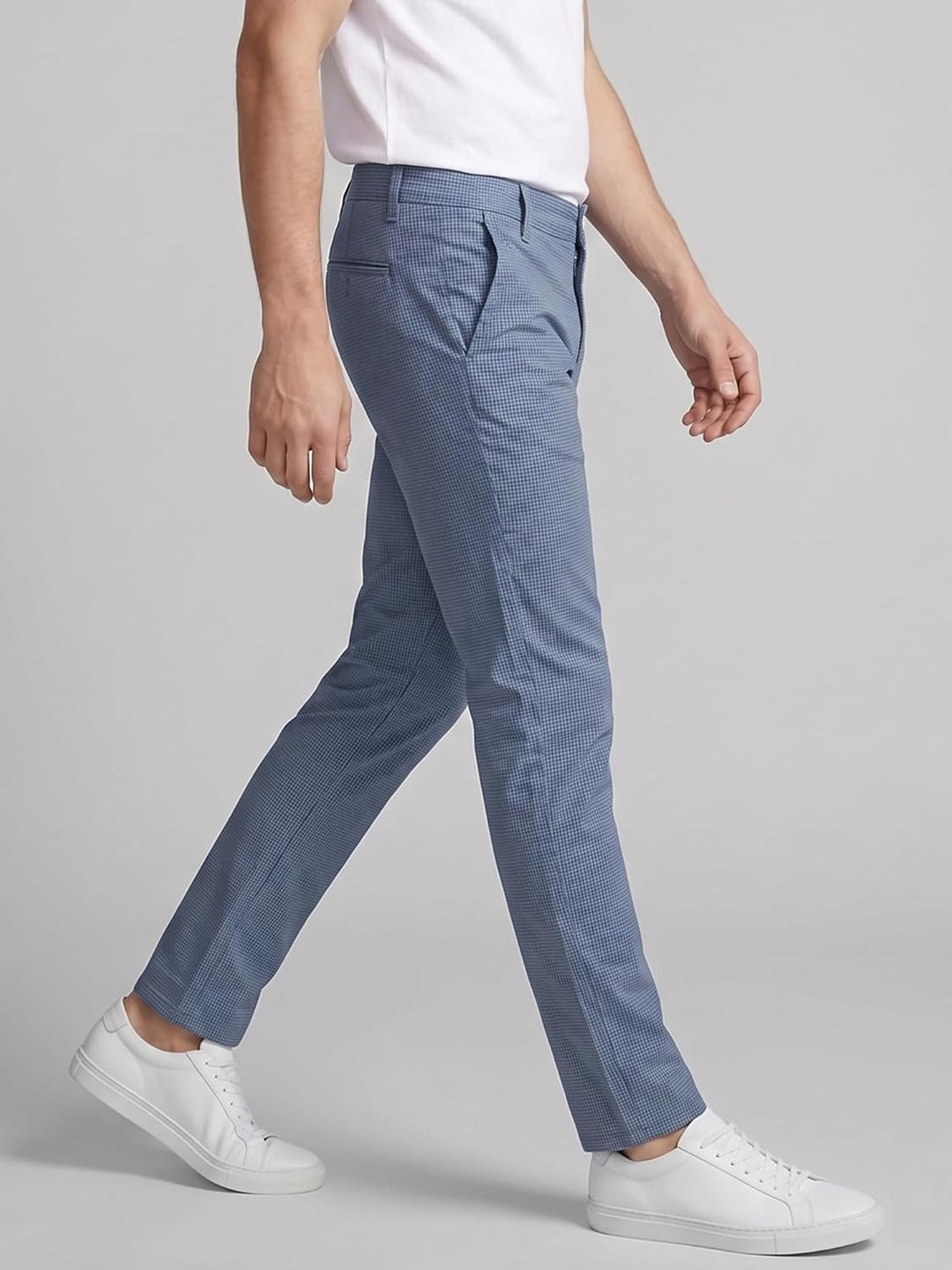Rock Creek Herren Chino Hose Slim Fit Business Hosen RC-2154 34W / 32L Himmelblau, 34W / 32L Himmelb