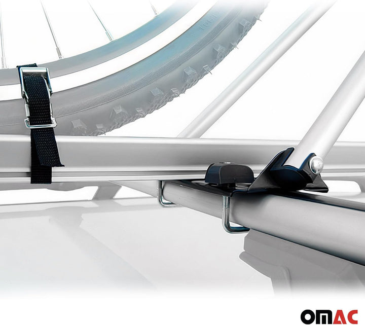 Fahrradträger Dachfahrradträger bis 15kg Fahrradhalter Aluminium Fahrräder 15 kg / 1tlg Silber, 15 k