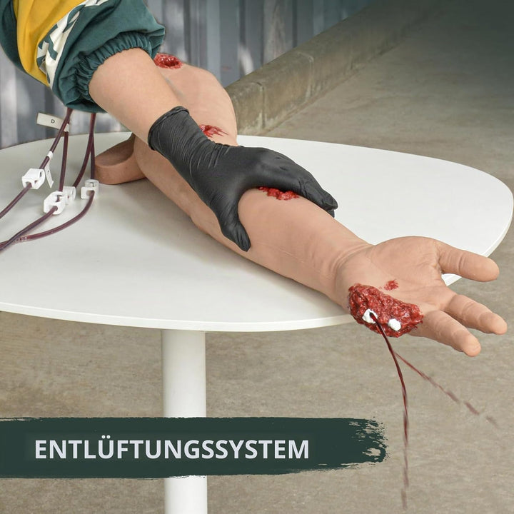 MedEduQuest Wundkompressions-Armtrainer, Hämorrhagie-Kontrollsimulator für das Tourniquet-Training u