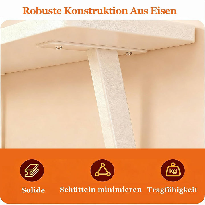 Klemmbares Schreibtisch Organizer Regal 80x20cm, Adjustable Desk Shelf Clamp mit Klemme TischverläNg