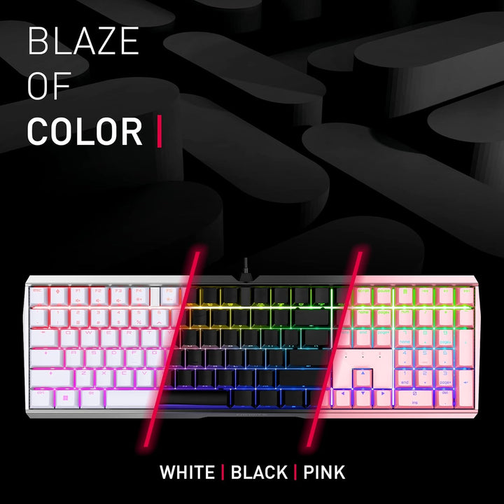 Cherry MX Board 3.0 S Wired Gamer Mechanische Tastatur mit Aluminiumgehäuse – MX Brown Switches (Sig